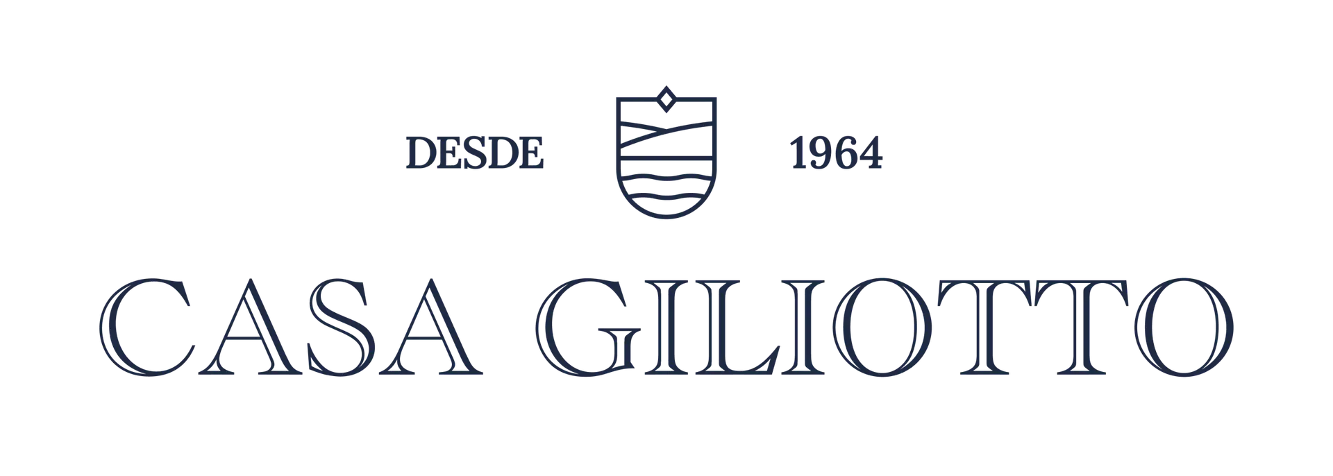 Logo completo horizontal Azul Marinho